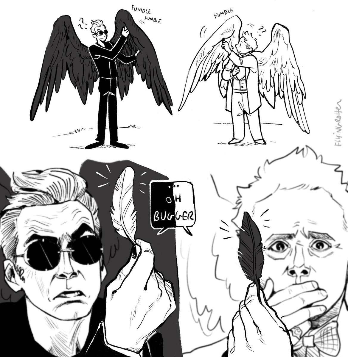 Birds of a feather  #GoodOmens
