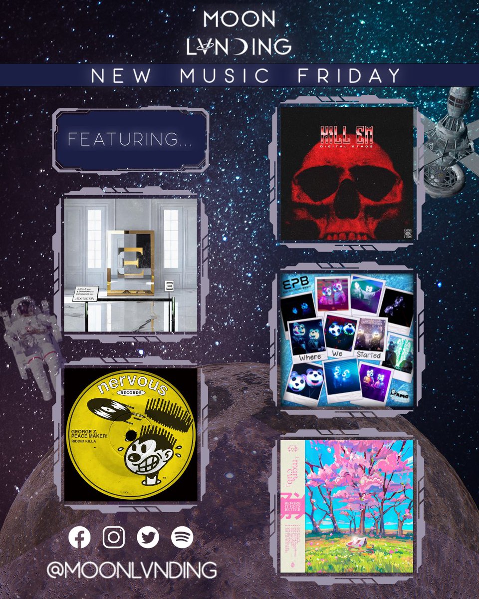 ✨🎶 Celebrating another New Music Friday Heat! 🎧🔥 Check out the freshest releases from <a href="/PEACEMAKERtunes/">PEACE MAKER!</a>, @georgeznsn, @weareepbmusic, <a href="/Ekonovah/">Ekonovah</a> &amp; <a href="/alltalksounds/">alltalk</a>, <a href="/_DIGITALETHOS/">DIGITAL ETHOS</a>, and <a href="/alecthemancub/">Alec</a>. Get ready to groove and enjoy your weekend with these absolute HEATERS! 🎶🔥