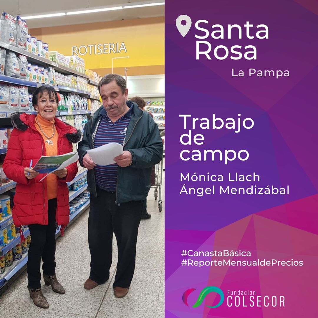 📌El proyecto de la #CanastaBásicaAlimentaria implica un #TrabajoCooperativo
✅Genera información local inédita e integra un volumen de datos que permite la comparación y el análisis
📋Mónica Llach y Ángel Mendizábal relevan en Sta Rosa, La Pampa
🏡Coop.CPE
#FundaciónCooperativa