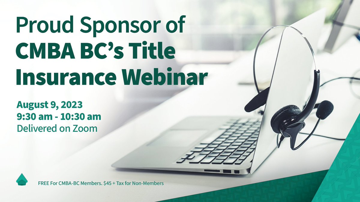 8TwelveCapital's tweet photo. Join us on Aug. 9 for @CMBA_BC #TitleInsurance Webinar on Zoom!

Learn from renowned lawyer Alan Frydenlund, K.C., and become the go-to broker for your clients' title #insurance inquiries.

https://t.co/i4Y5IktzOb https://t.co/In73HuaD9d