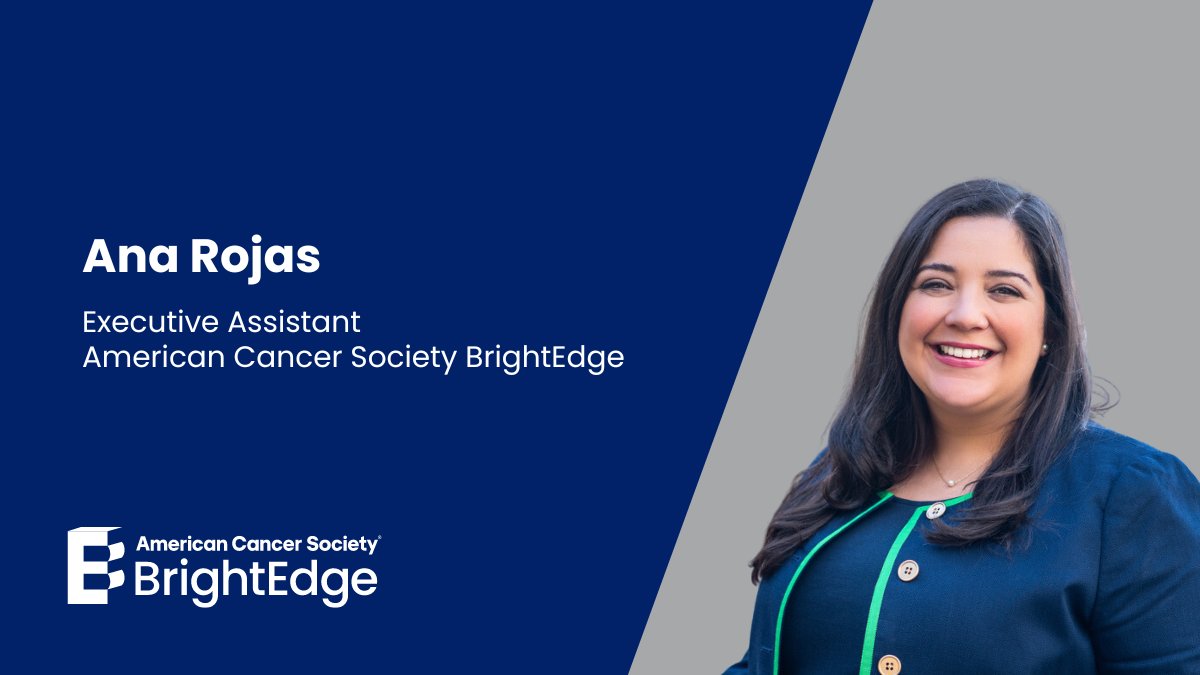 AlicePomponio's tweet photo. Welcome Ana Rojas to Team BrightEdge as Executive Assistant helping us #buildbrighter to fuel and accelerate @AmericanCancer mission to end cancer as we know it for all. #venturecapital #cancer #healthequity #accessinnovation #impactinvesting https://t.co/osbZaNi4Sm