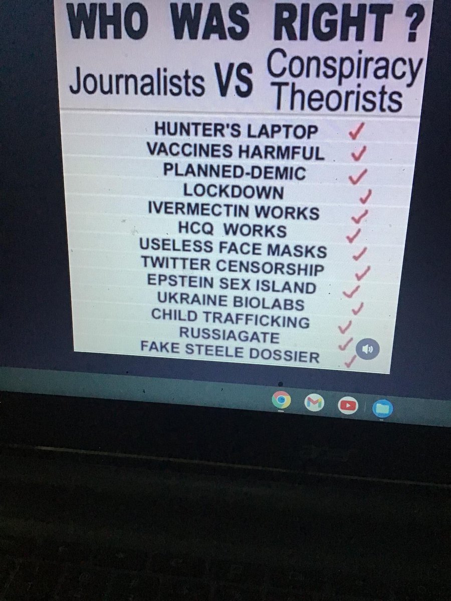 pamadkisson's tweet photo. Well the #MSM fake “journalists “ anyway..🔎💡💯. #ConspiracyRealists. #NotConspiracy   Happy Friday!! 🌅🤗 https://t.co/rNkGc8y0EV
