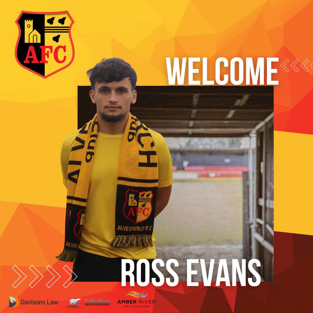 NEW SIGNING 🚨

We are delighted to capture the signature of former Church attacking youth player Ross Evans. 
The gifted ‘lefty’ has chosen to buy himself out of his pro contract at Solihull Moors and comes straight into our squad. You’re in for a treat! 🔥

Let’s go Ross👋