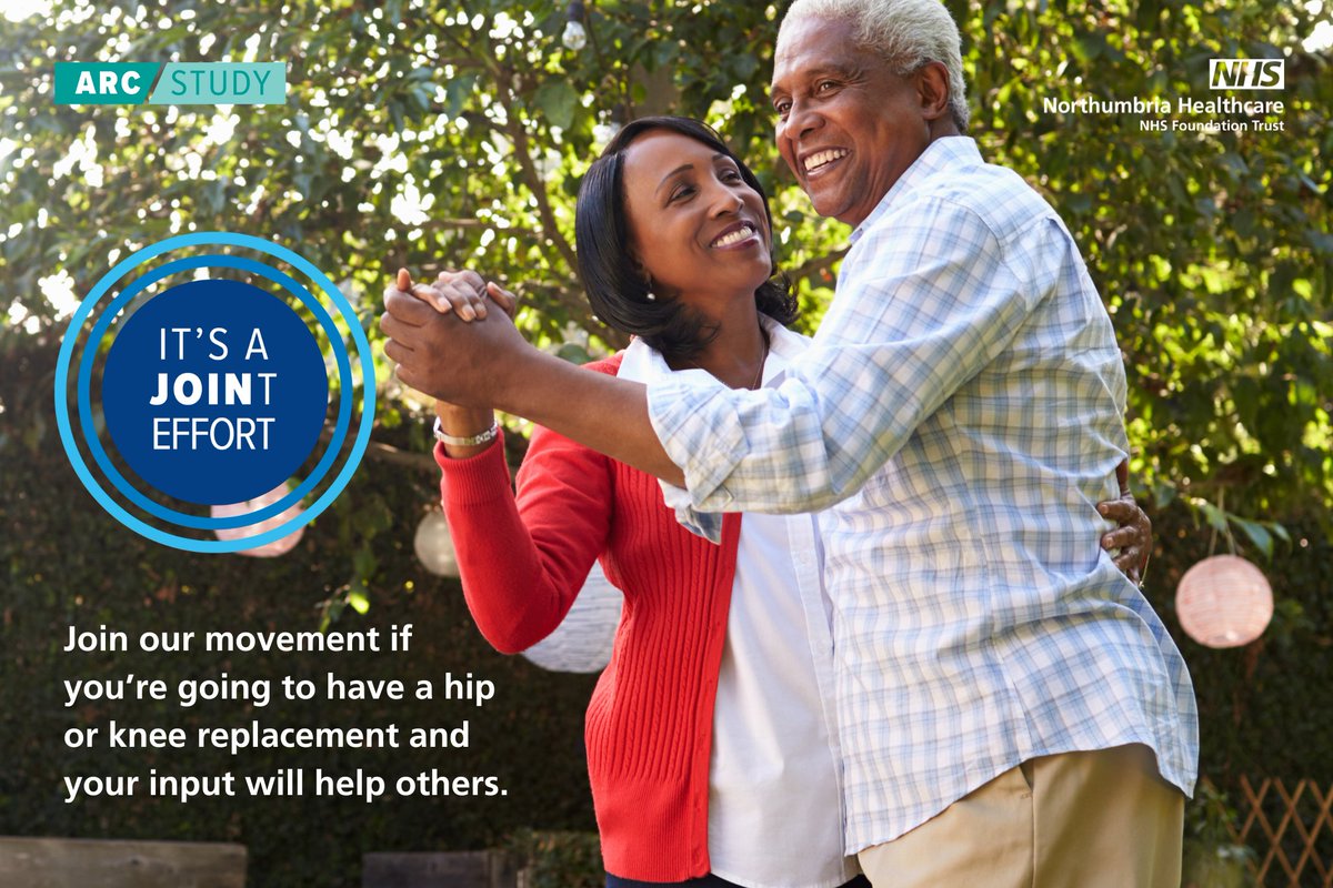 Join our movement if you’re going to have a hip or knee replacement and your input will help others. You may even be invited to take part in other research trials. Find out about our national study here - arcstudy.org.uk