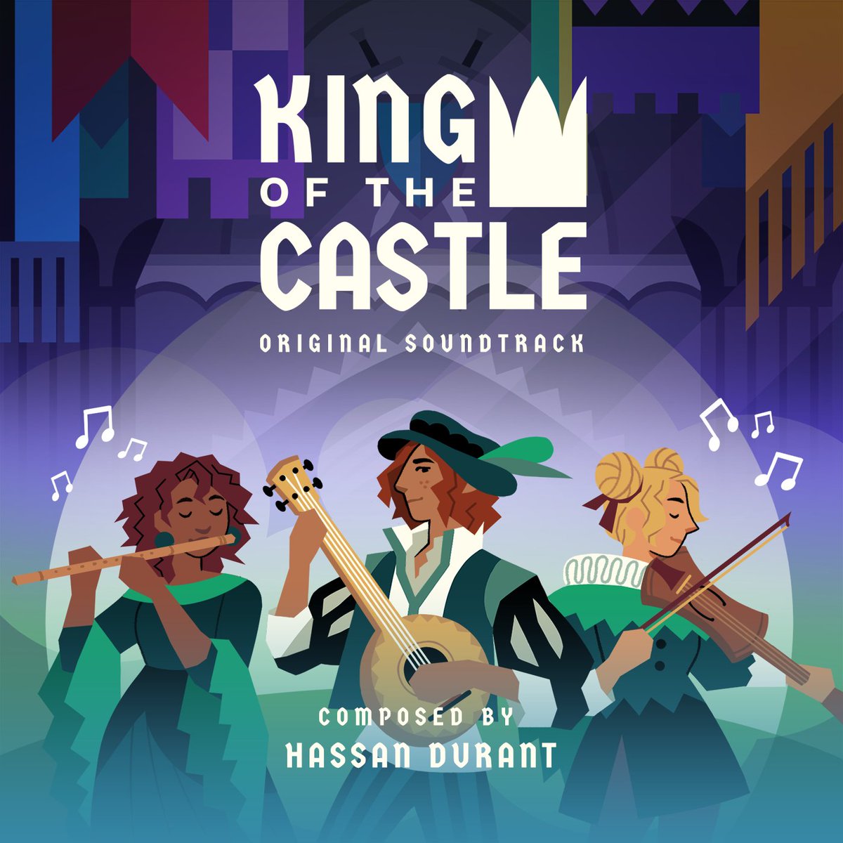 Our much-requested game soundtrack is now available on Bandcamp! 🎶 Whether you're plotting the overthrow of the Monarch, threatening friends with Taxes or drowning in a tidal wave of beer, this soundtrack is the perfect accompaniment to royal life 👑 💽 bit.ly/KOTC-OST