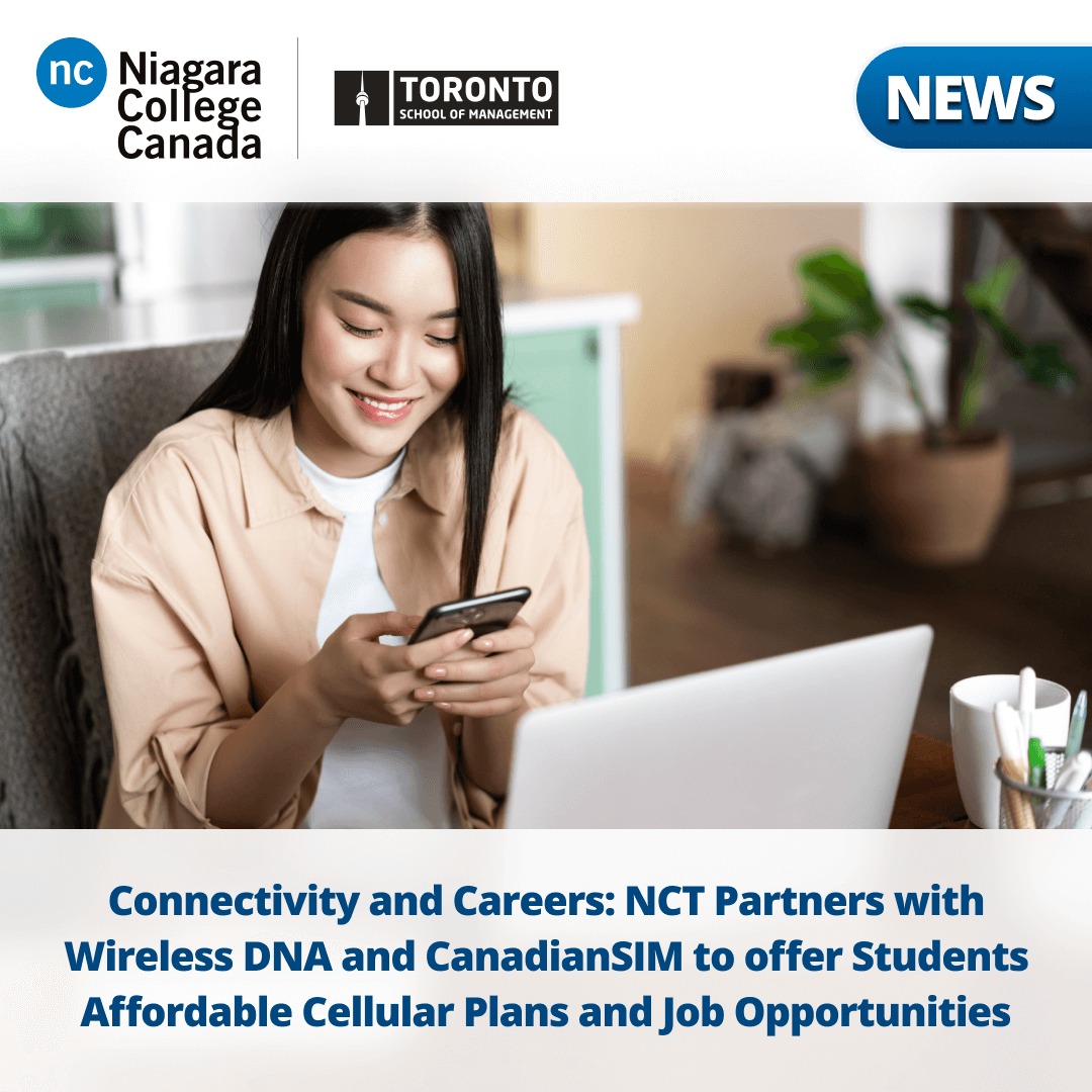NCT is excited to announce a new partnership with Wireless DNA, a leading telecommunications company in Ontario. Students will now be able to stay connected in Canada and access meaningful employment opportunities. Click here for the full story:  bit.ly/47uB9LQ