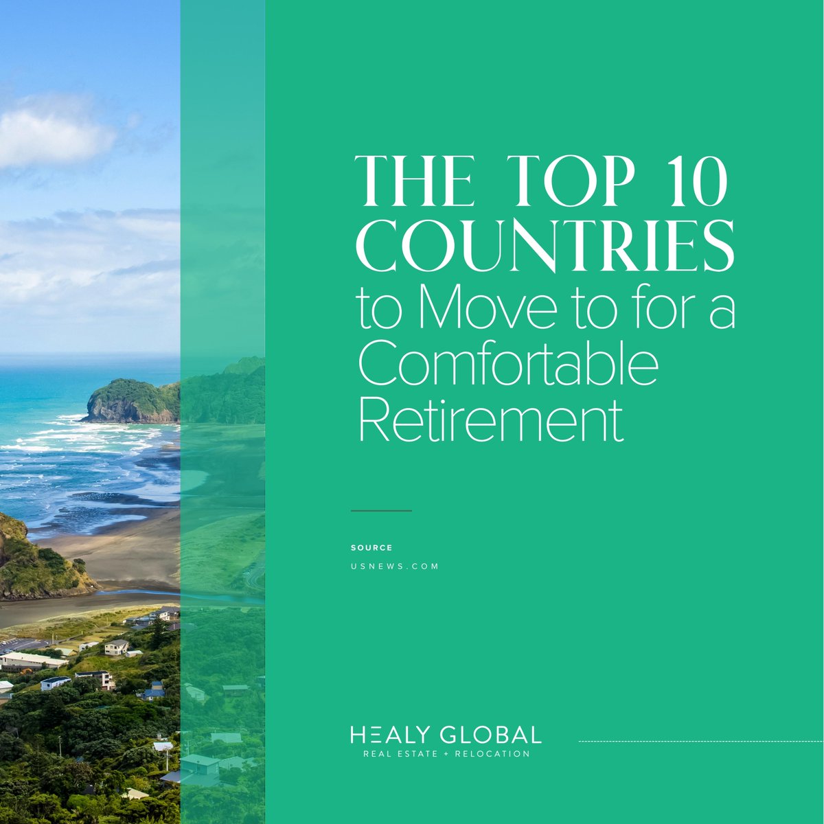 HealyGlobal's tweet photo. When you're ready for retirement, going global might be your best option. Take note of some of the best countries for a comfortable retirement, and as always, Healy Global is here to assist you with all your relocation needs! 🌎

https://t.co/8vMVHI9HTx https://t.co/gMoaC50ndN