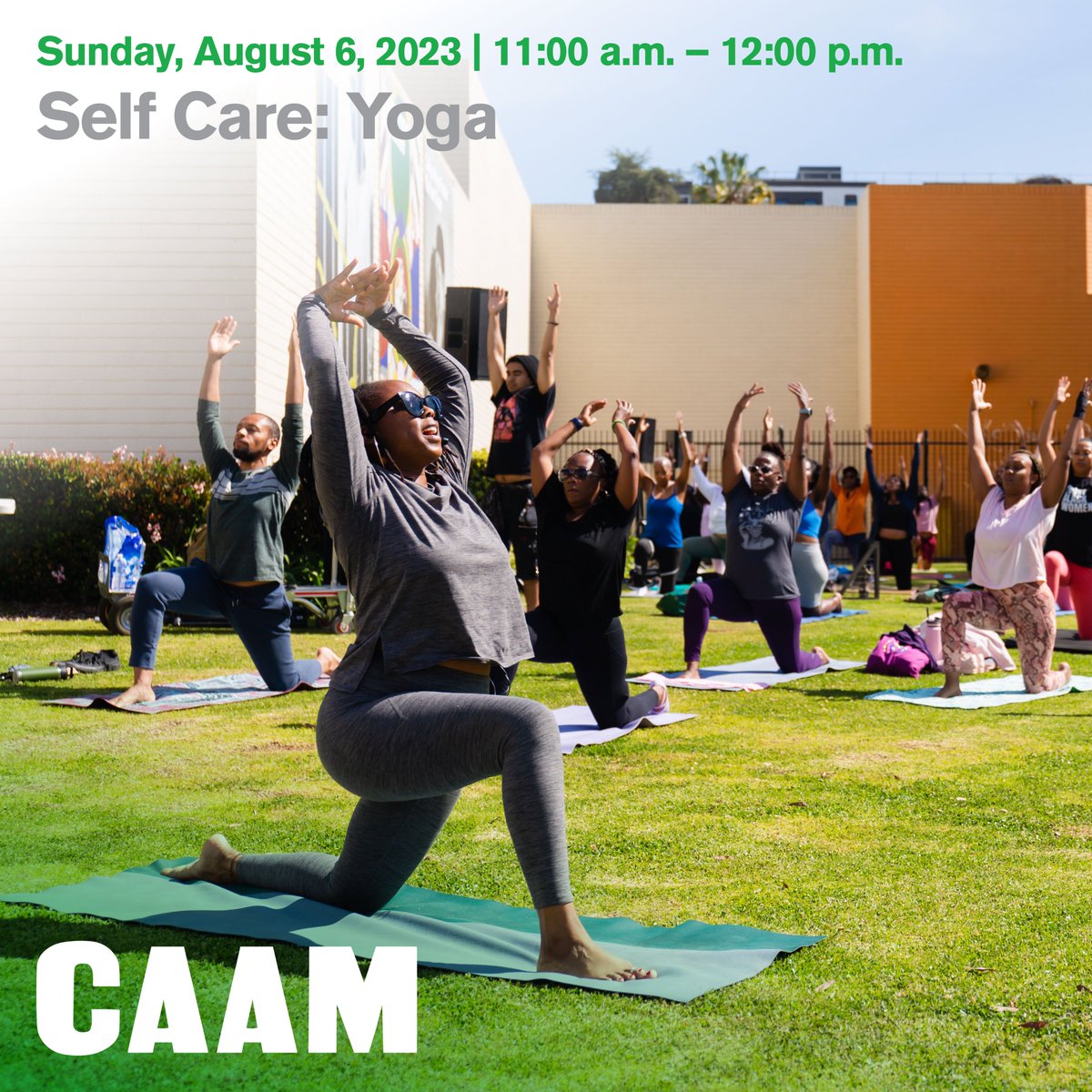 California African American Museum (@caaminla) on Twitter photo Move through a 60-minute flow with yoga and meditation teacher Constance Hartwell this Sunday (8.6) from 11am-12pm. No previous experience is necessary. Please bring your own yoga mat. Indoors.
RSVP: caamuseum.org/programs/talks… Move through a 60-minute flow with yoga and meditation teacher Constance Hartwell this Sunday (8.6) from 11am-12pm. No previous experience is necessary. Please bring your own yoga mat. Indoors.
RSVP: caamuseum.org/programs/talks…