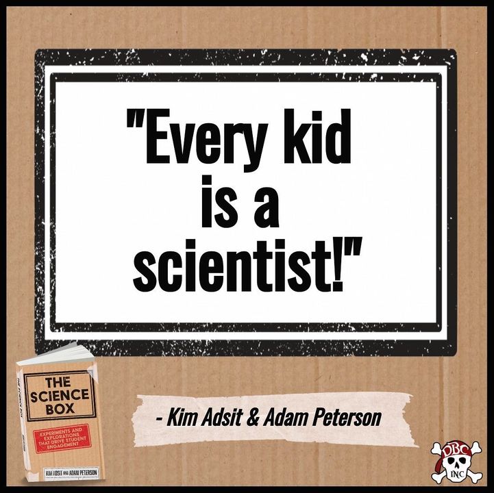 'Every kid is a scientist!'
Love #TheScienceBox by Adam and Kim!  
Learn more right HERE:
amazon.com/Science-Box-Ex…

@kindergals @AdamPetersonEdu #dbcincbooks #tlap #scitlap #TeachPlayLearn @burgessdave @TaraMartinEDU