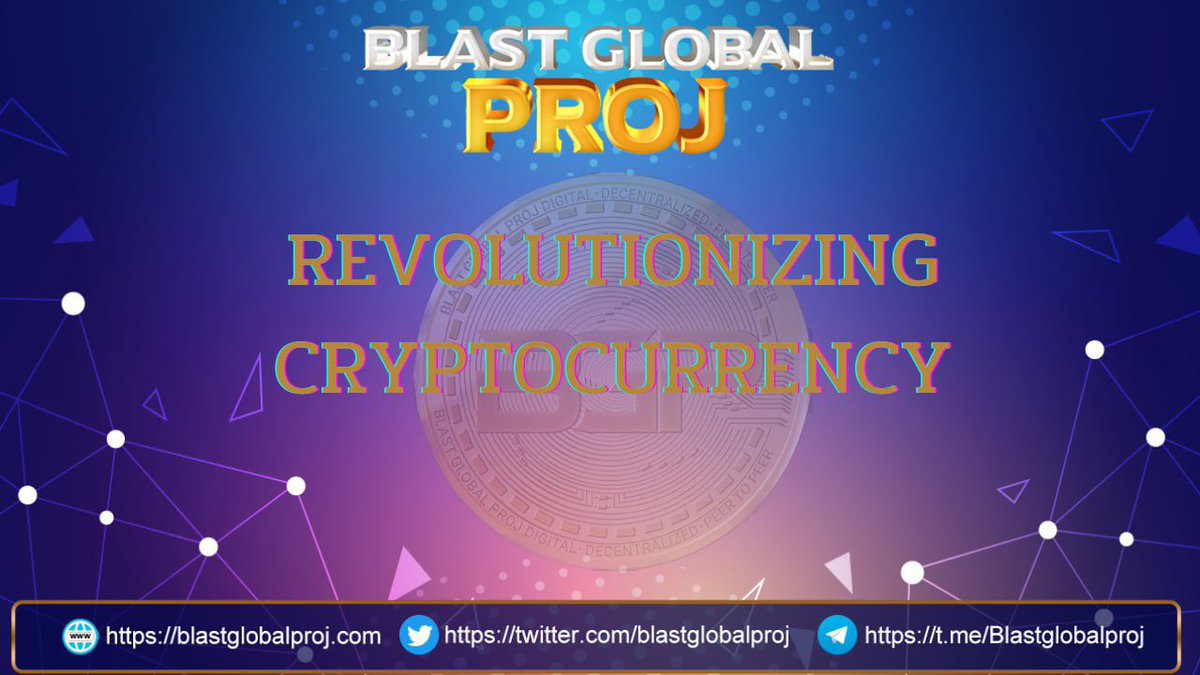 BlastGlobalPROJ's tweet photo. Revolutionize money by realizing the full potential of cryptocurrency. While Blast global PROJ itself is a technology-focused project that aims to usher in a new era of independent and regulated digital currency with a global economic settlement approach. The Blast Global PROJ ecosystem aims to bring the universal accessibility and ease of use of Blast Global PROJ to both general Internet users and tech-savvy users.
 
All efforts are guided by a holistic mindset, such as the increasingly adopted Blast Global PROJ, its ability to support the financial health of the organization and understand remedial solutions. efficient and profitable through blockchain and digital currency with a global platform.