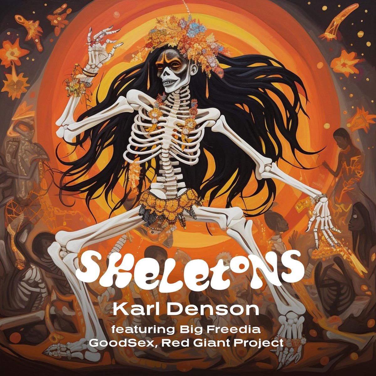 SKELETONS featuring @bigfreedia is out now! Video by Brijean from @poolside!!! 👍🏿- found.ee/Skeletons