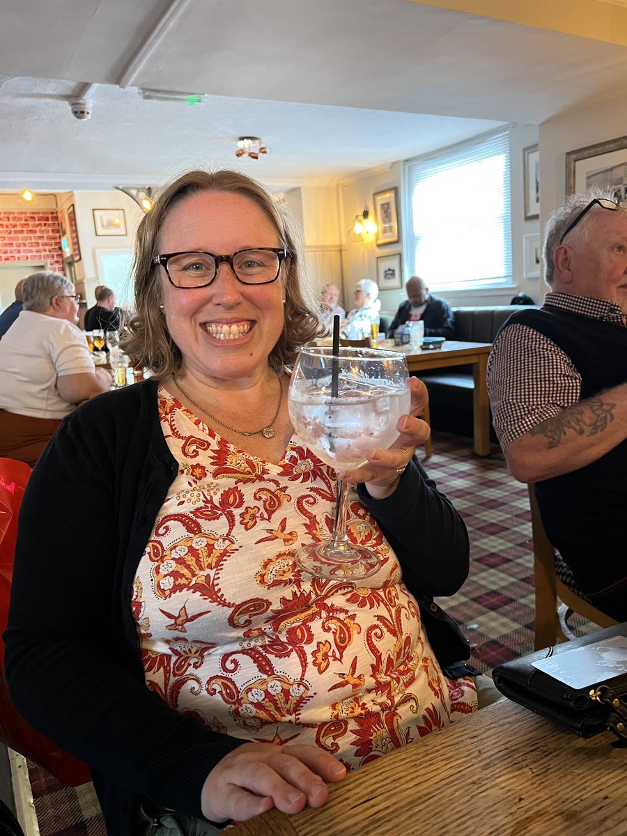 DeniseMLove's tweet photo. Welcome to Wrexham! At the Turf Pub @welshy1000 for some @VancityReynolds @AviationGin and a visit to the racecourse. Landed this morning from Canada, jumped on a train just to come here. Just Missed you @RMcElhenney #wrexhamrocks #twocrazycanadians https://t.co/SnuiJolKxE