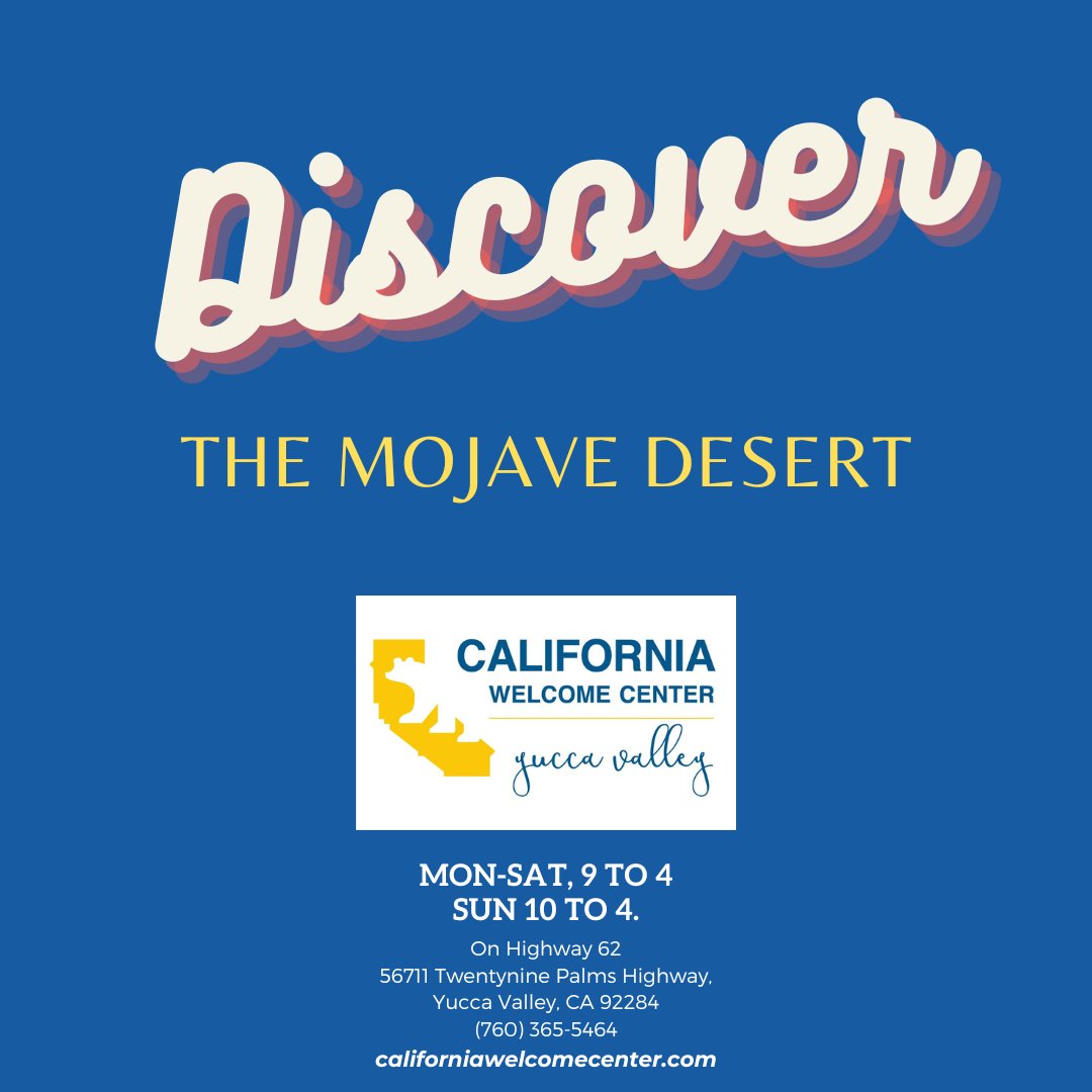 California Welcome Center: Yucca Valley tweet media