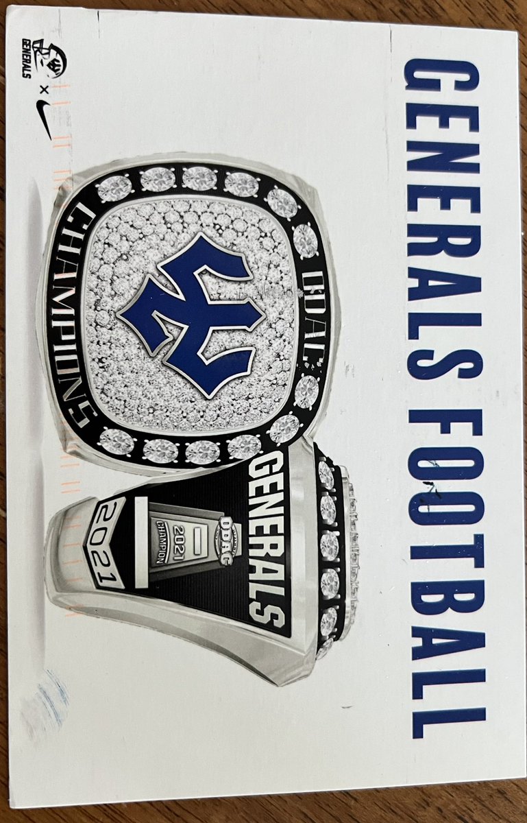 Thank you <a href="/coachlerose/">Coach Lerose</a> really appreciate your note and the opportunity <a href="/Generals_Fball/">GeneralsFootball</a> <a href="/coach_vj/">Vaughn Johnson</a> <a href="/MoellerFootball/">Archbishop Moeller Football</a> <a href="/Coach_B10/">Bert Bathiany V</a> <a href="/TonyAcito/">Tony Acito</a>