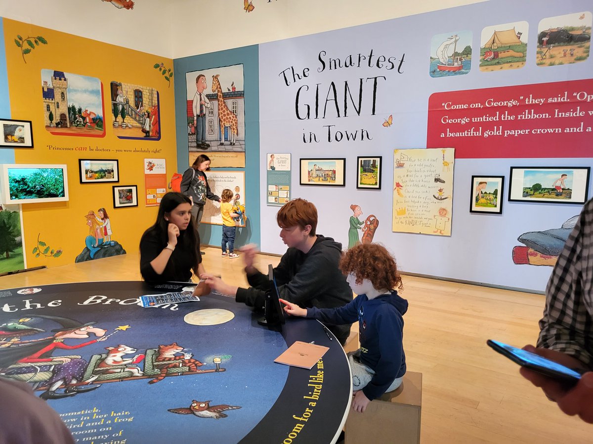 Lorna_baha's tweet photo. We really enjoyed the Julia Donaldson and Axel Scheffler exhibition. It was really interesting and fun @The_Lowry https://t.co/huepb1ngQs