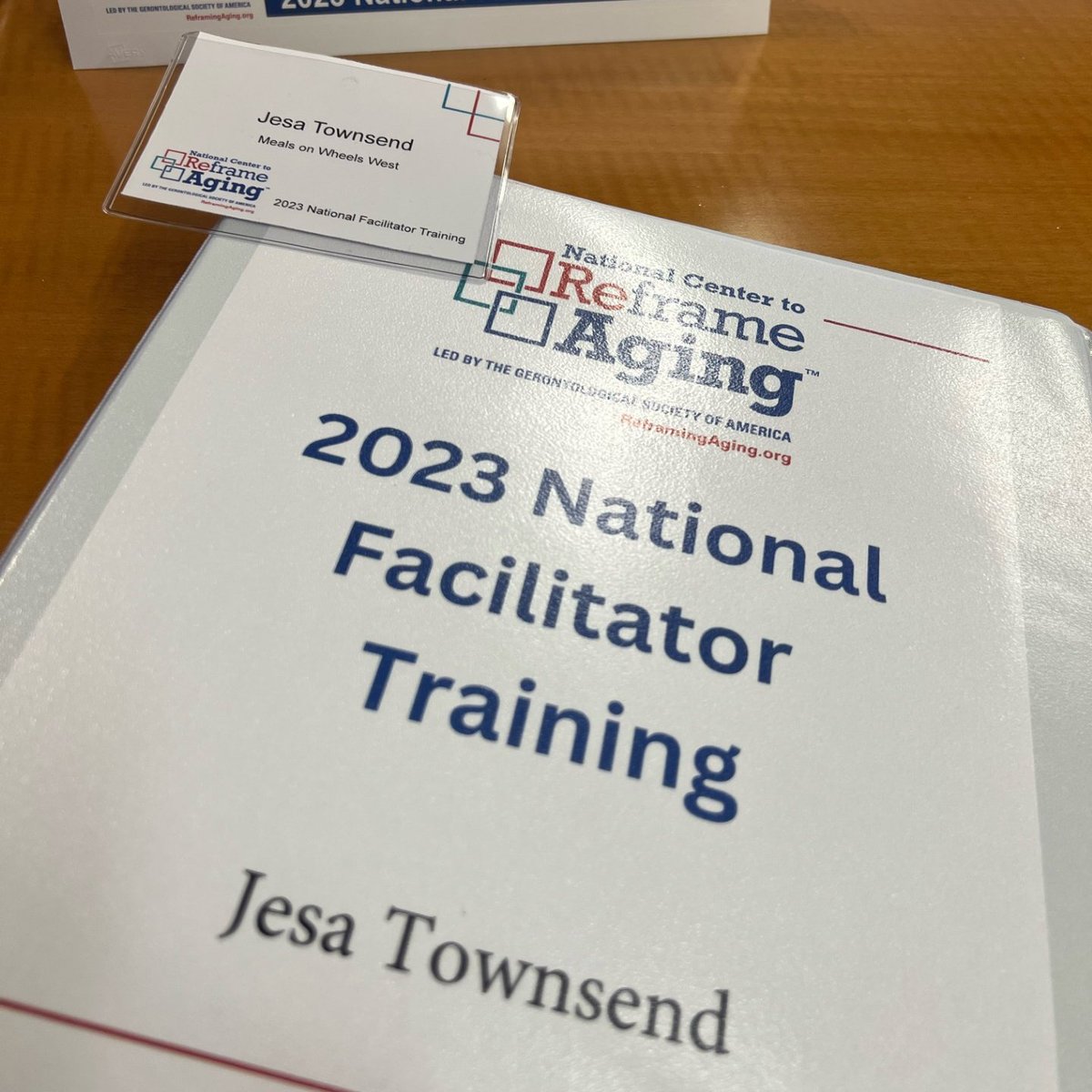 MOWWest's tweet image. This week, MOW West West Senior Director of Development and Community Relations, Jesa Townsend, took part in training in Washington D.C. with @ReframingAging! #mealsonwheels #reframingaging