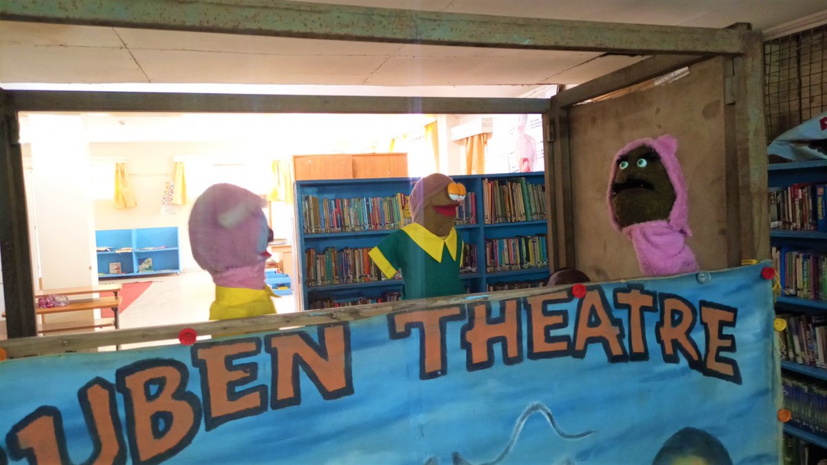 Sautiafrika's tweet photo. Recently we revealed a mesmerizing puppet show that breathed life into deeply moving stories of strength, optimism, and empathy. Surrounded by enthusiastic kids from AEF Primary School and with the support of Br. Frank, @Rubencentre 's Director, the show definitely left a mark. https://t.co/IFzk6f1cCV