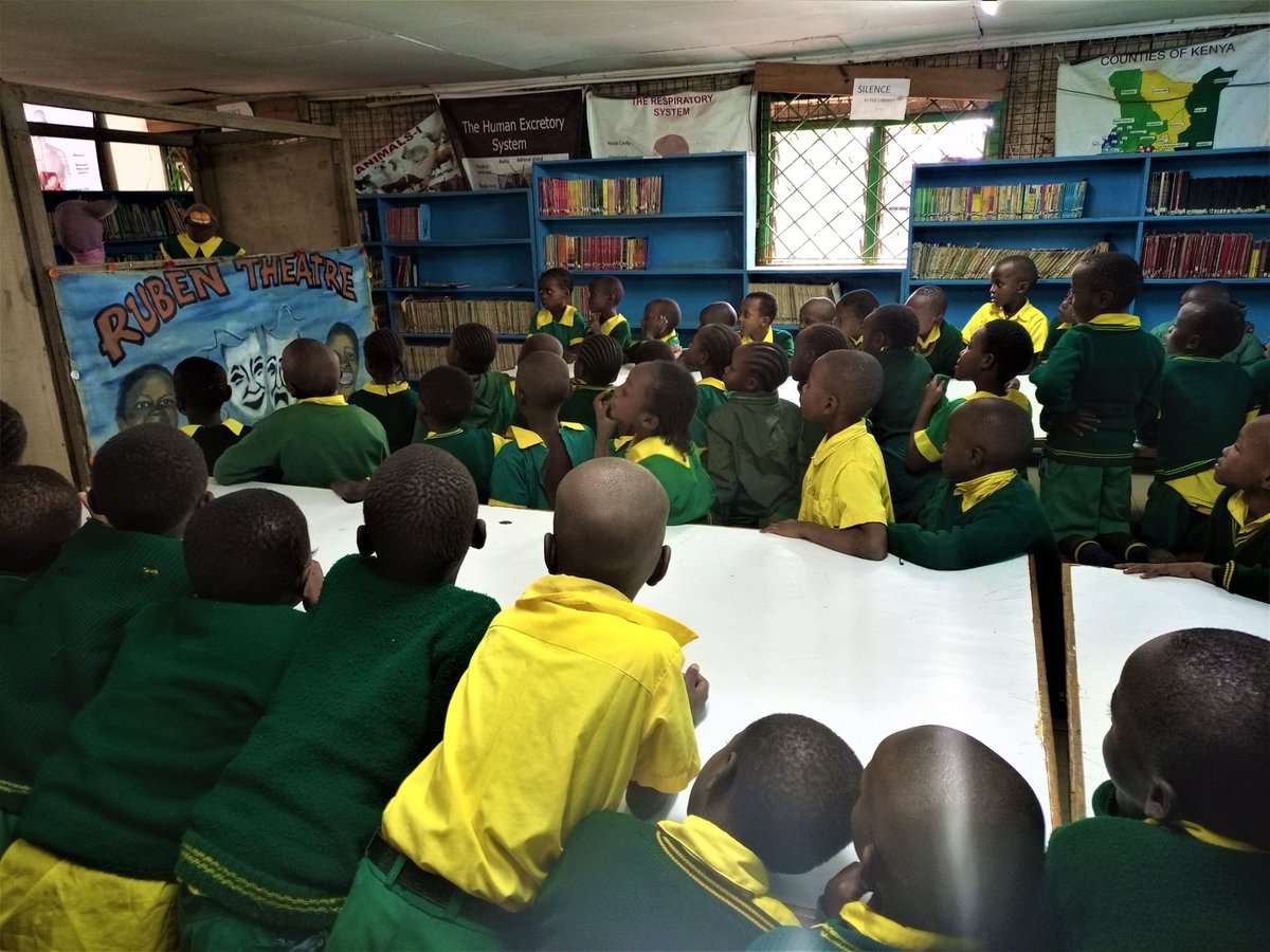 Sautiafrika's tweet photo. Recently we revealed a mesmerizing puppet show that breathed life into deeply moving stories of strength, optimism, and empathy. Surrounded by enthusiastic kids from AEF Primary School and with the support of Br. Frank, @Rubencentre 's Director, the show definitely left a mark. https://t.co/IFzk6f1cCV