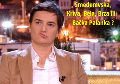 Ono kad ne razume kako da razume u koju Palanku treba da ode...