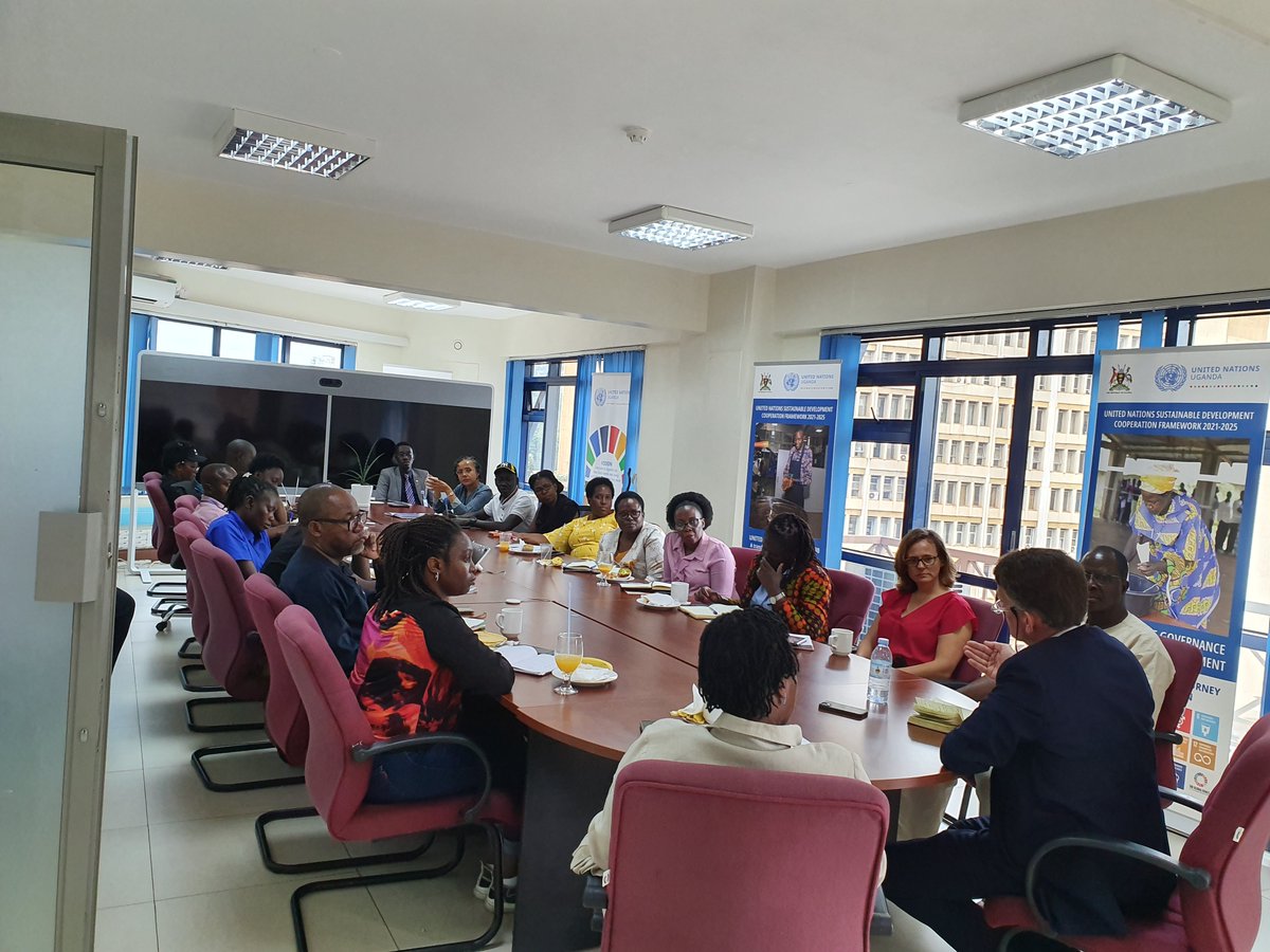UNinUganda's tweet photo. Pictorial: Mr. Christian Saunders, the United Nations Under Secretary General (USG) and Special Coordinator for Sexual Exploitation and Abuse meeting with the Prevention of Sexual Exploitation and Abuse Network in Uganda. @UN_OSCSEA https://t.co/LLGQT05spn