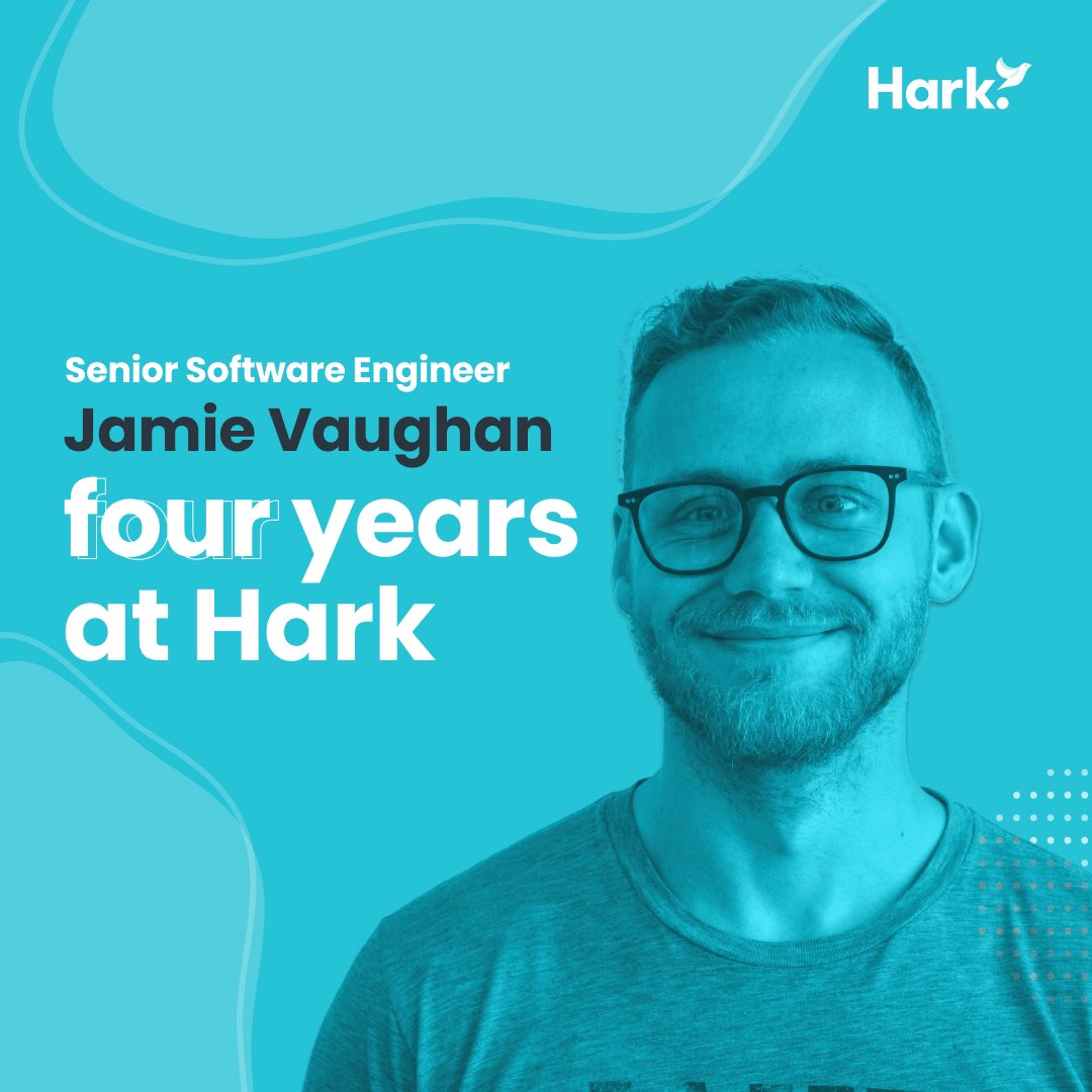 Hark (@harksys) on Twitter photo Shoutout to Jamie Vaughan who has now been a part of the Hark team for FOUR YEARS! Happy Hark-iversary to Jamie, our Senior Software Engineer 🎉 Shoutout to Jamie Vaughan who has now been a part of the Hark team for FOUR YEARS! Happy Hark-iversary to Jamie, our Senior Software Engineer 🎉