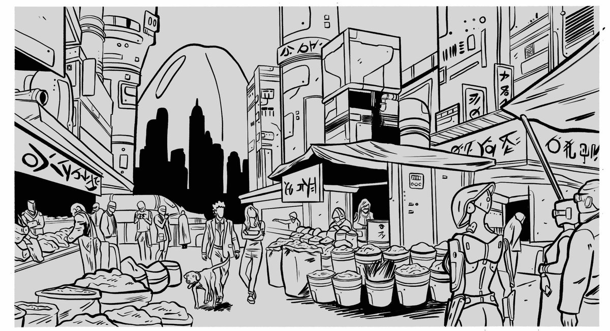 A panel from a new project. #scificomics #comicbookart #comicbooknerd #comicbookartist #graphicnovel #artistsoninstagram #comicbooks #comicwriter #comicscript #comicbookwriter #comicart #comicartist