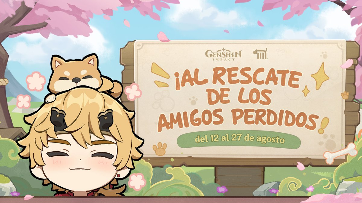 genshinimpactes's tweet photo. @D3im0s4 
¡Gracias por participar en el evento con el tema GenshinAmigosPerdidos! 

Pedimos a los viajeros que envíen sus datos a tiempo a través de https://t.co/RSpuT7aD2d. https://t.co/QPYZcSa63e