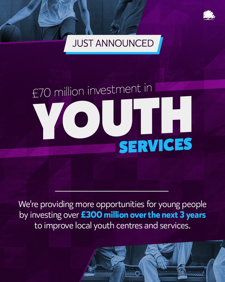 💪 Proud to see @Conservatives £70m Youth Investment Fund in action. Young people across Britain will have equal access to high-quality facilities and opportunities to expand their horizons. Let's support their dreams and aspirations! #YouthOpportunities #InclusiveGrowth
