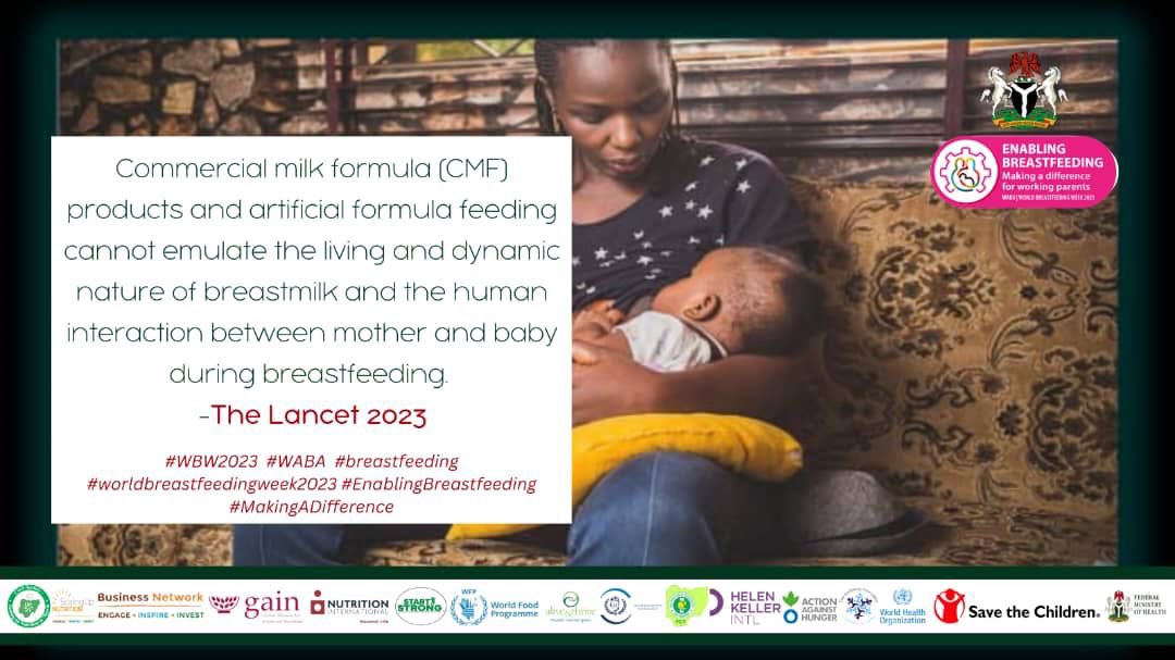 Mr_DSk99's tweet photo. Breastfeeding provides vital health and nutritional benefits for children with positive lifelong impacts building healthier populations - and workforces - for the future.

#WBW2023
#WABA 
#breastfeeding
#worldbreastfeedingweek2023 
#EnablingBreastfeeding
#MakingADifference https://t.co/WsTj7nhtaW