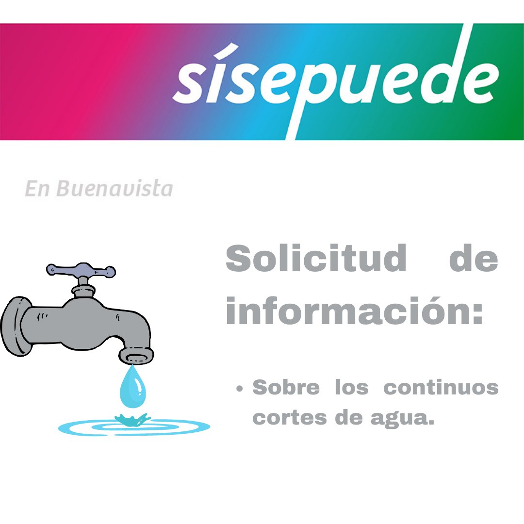 sisepuedebta's tweet photo. El agua es un bien escaso y cada verano sufrimos cortes o problemas en el servicio de abastecimiento de agua que, probablemente, se agravarán con el tiempo. https://t.co/q4vbLJk7f4
