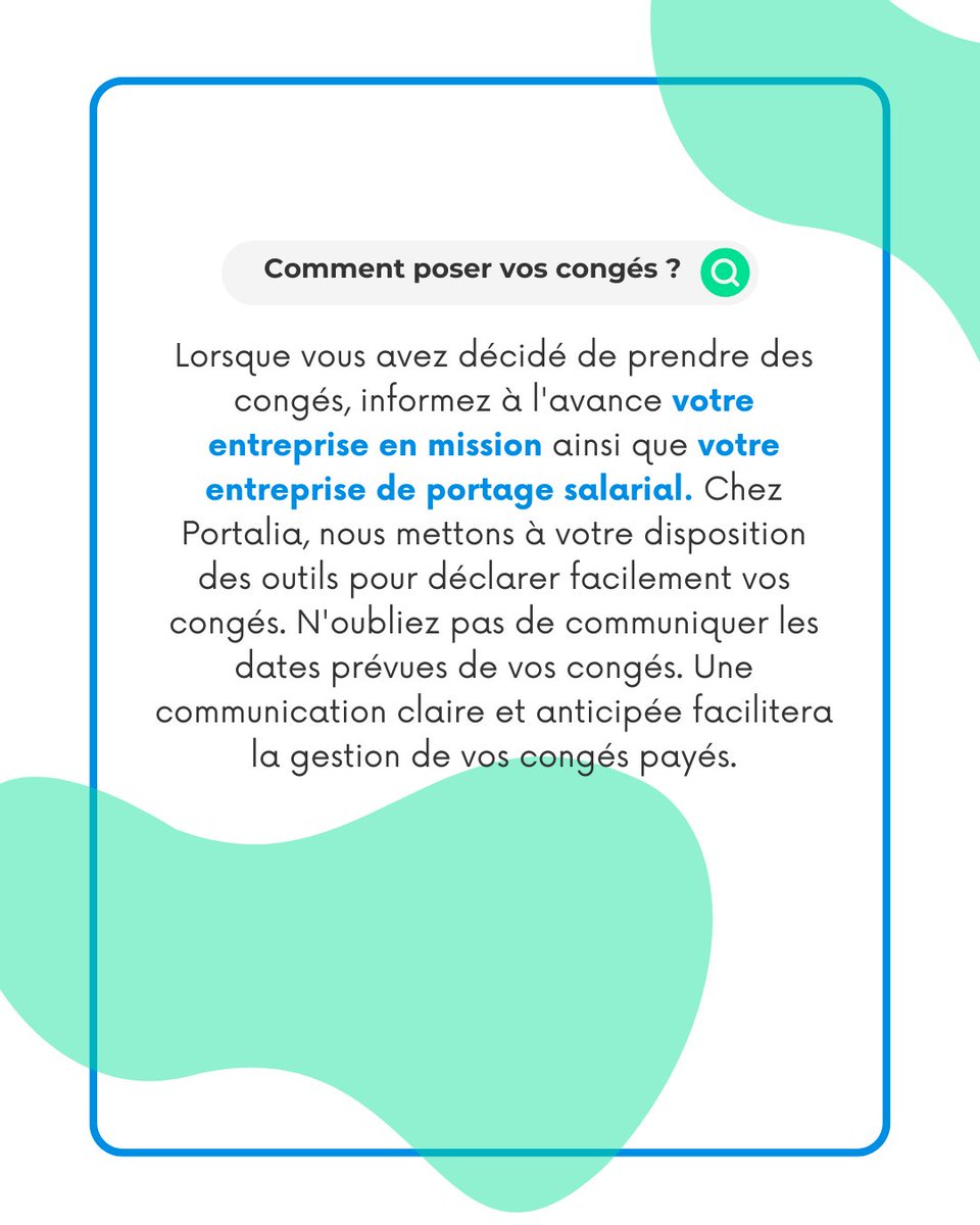 Indépendant en quête d'équilibre entre flexibilité et avantages sociaux ? Ne sacrifiez pas vos vacances 🏖️. Le #portagesalarial vous permet de profiter pleinement de vos #CongésPayés tout en conservant la #flexibilité. Découvrez les #AvantagesSociaux pour les #freelance !