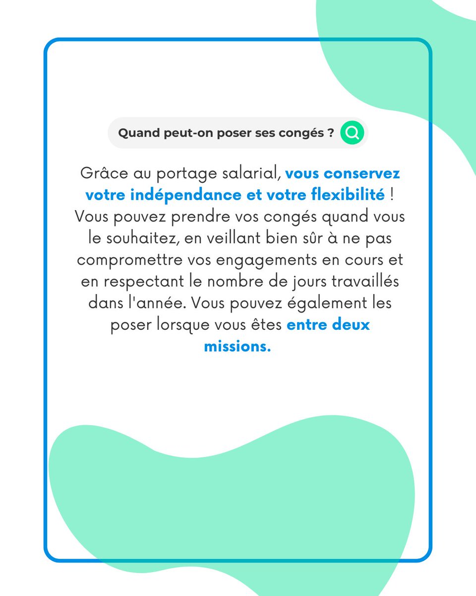 PortaliaPortage's tweet photo. Indépendant en quête d'équilibre entre flexibilité et avantages sociaux ? Ne sacrifiez pas vos vacances 🏖️. Le #portagesalarial vous permet de profiter pleinement de vos #CongésPayés tout en conservant la #flexibilité. Découvrez les #AvantagesSociaux pour les #freelance ! https://t.co/LmuKjzuZvY