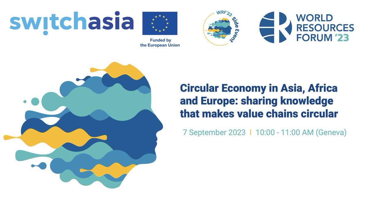 switch-asia (@switchasia) on Twitter photo ๐ฃ Register now for the <a href="/WRFSwitzerland/">World Resources Forum</a> '23! Don't miss <a href="/switchasia/">switch-asia</a> Side Event on Sept 7, 2023. Circular Economy in Asia, Africa and Europe: sharing knowledge that makes value chains circular ๐ฏ Objectives & Registration ๐ bitly.ws/PKSr @eu_partnerships ๐ฃ Register now for the <a href="/WRFSwitzerland/">World Resources Forum</a> '23! Don't miss <a href="/switchasia/">switch-asia</a> Side Event on Sept 7, 2023. Circular Economy in Asia, Africa and Europe: sharing knowledge that makes value chains circular ๐ฏ Objectives & Registration ๐ bitly.ws/PKSr @eu_partnerships