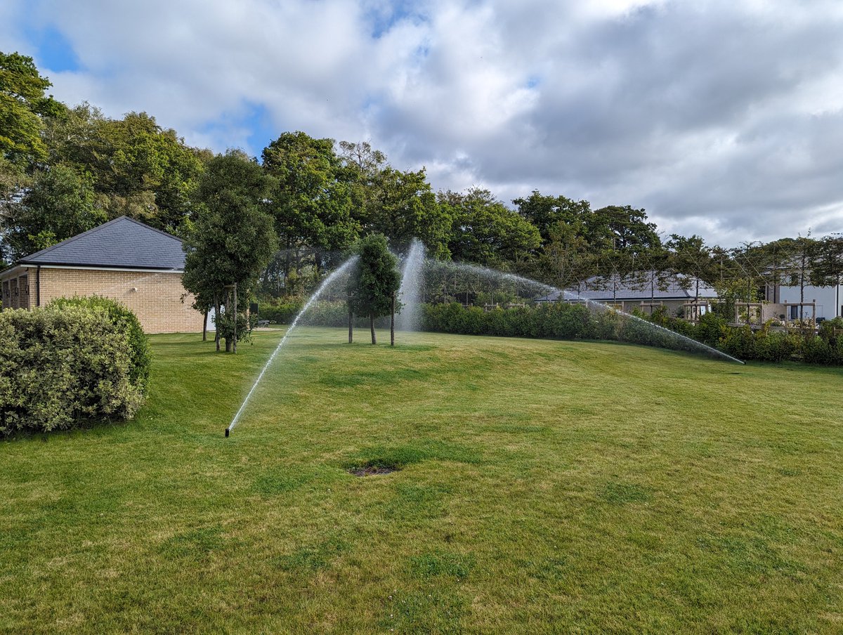 Out to the New Forest this morning to finialise the Rain Bird IQ4 connection on an IVM controller allowing remote access. with a quick test of all stations #landscapeirrigation #gardenirrigation #rainbird #Rainbird950 @lwsirrigation @RainBirdCorp @rainbirdturf @14twitchii