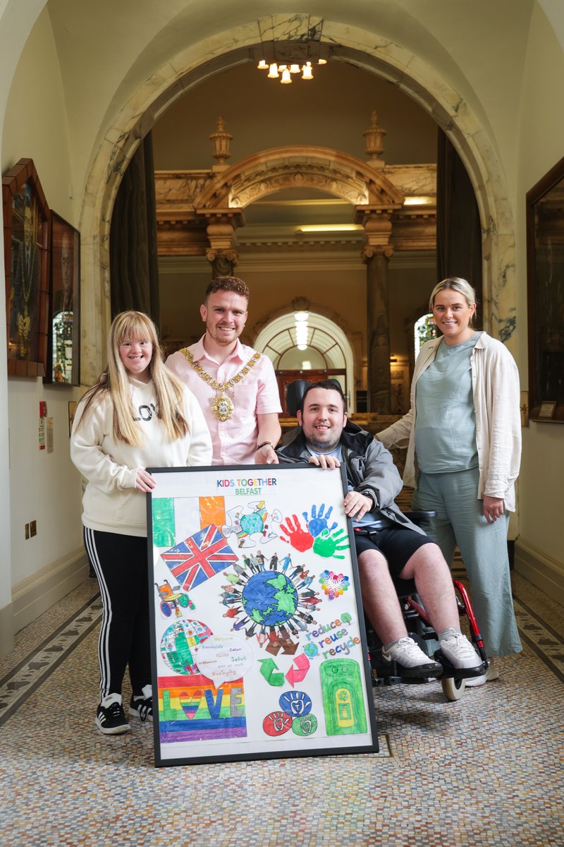 belfastcc's tweet photo. News: Kids Together Belfast added to Lord Mayor’s chosen charities
@CllrRyanMurphy 
https://t.co/cY3AjeVI6j https://t.co/qpKUYSeHmt