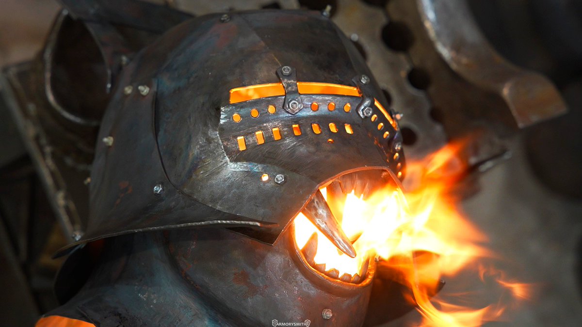 artArmor's tweet photo. Hardening and assembly of the Uruk-Hai helmet

https://t.co/YWMKF7adqh https://t.co/fuISjOj4Pt