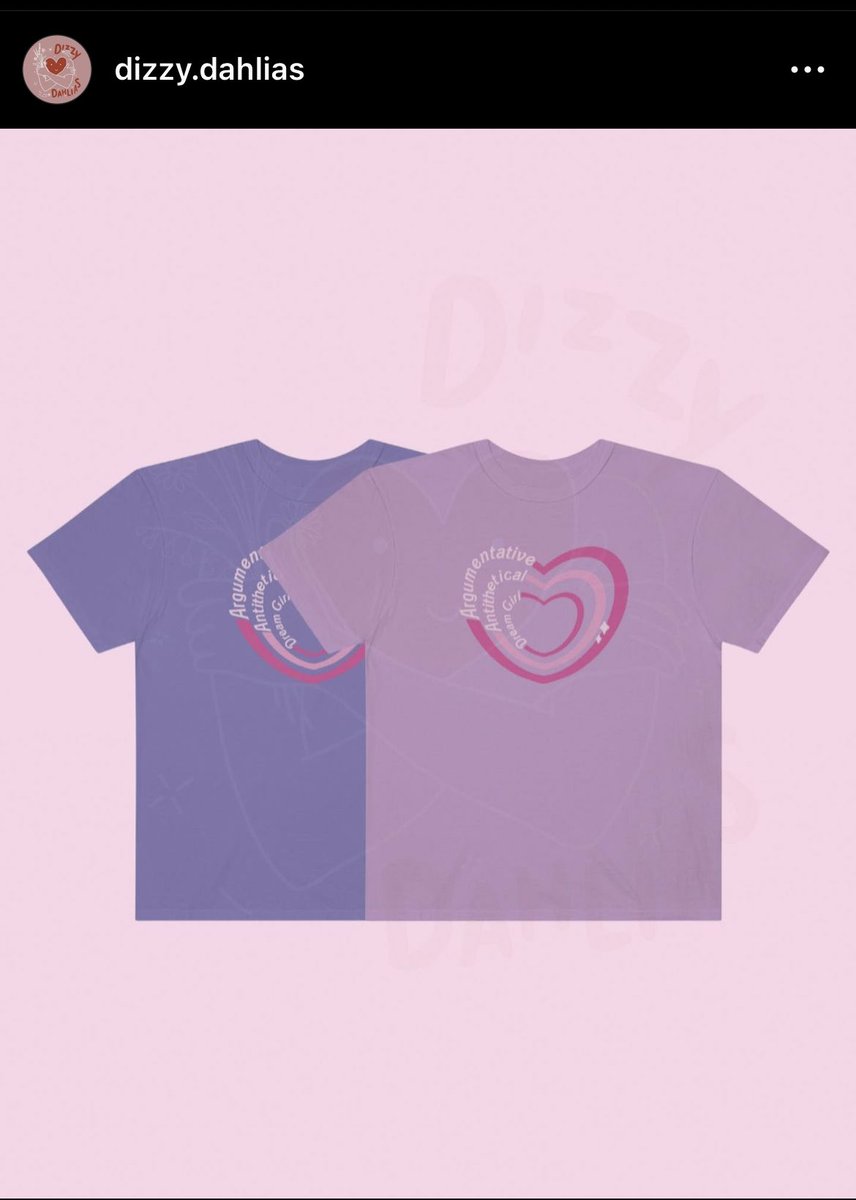 tinyshredofgold's tweet photo. but i could still melt your world… 🩷💜

i love my tee from @DizzyDahlias shop 😭 https://t.co/wiXIPuO7yU