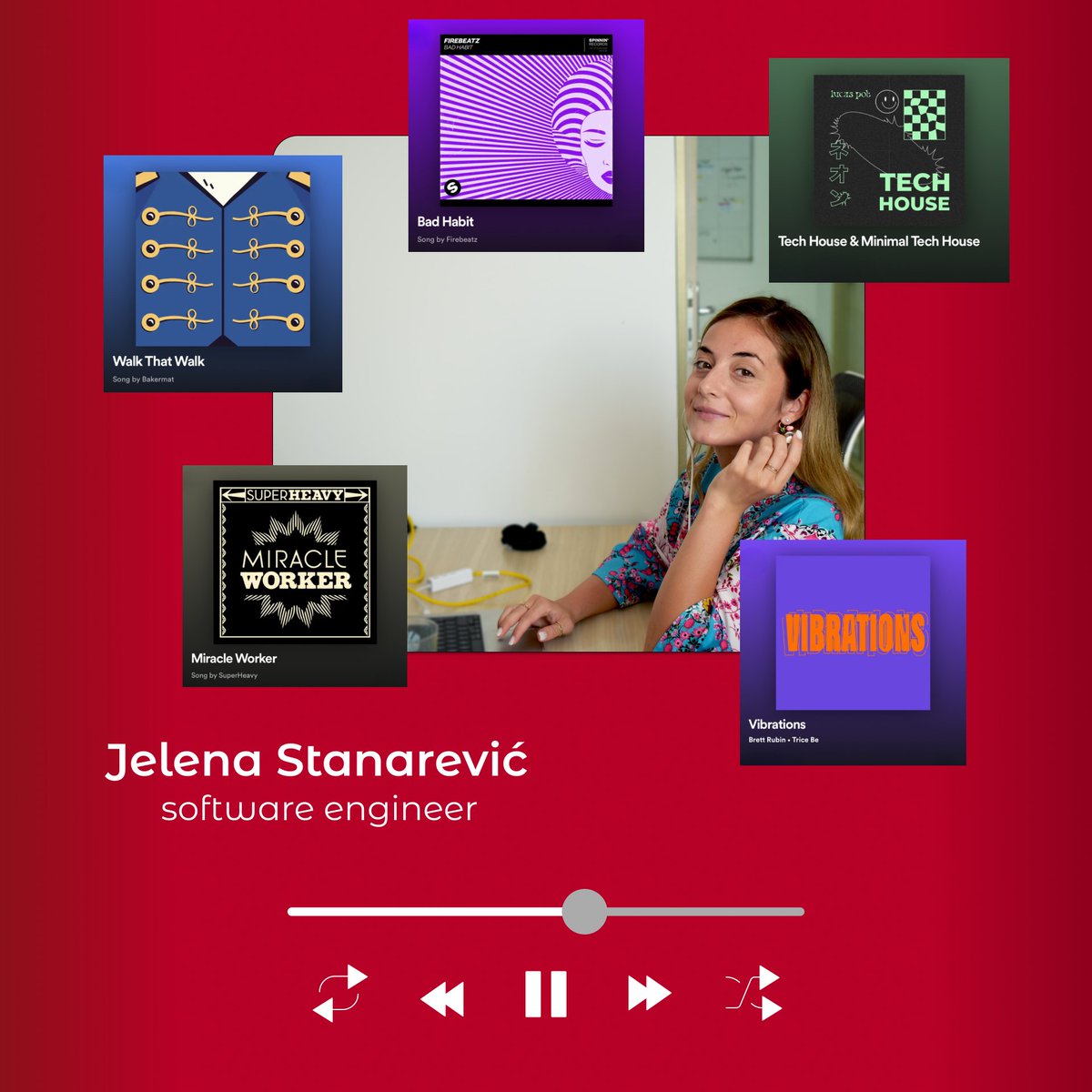ItMarble's tweet photo. Ever wondered  what's playing in your colleagues' earbuds? 🎵 
We asked around the office and here are some musical choices that our Marbles listen to while working! 💻 https://t.co/q8gHAWwtrE