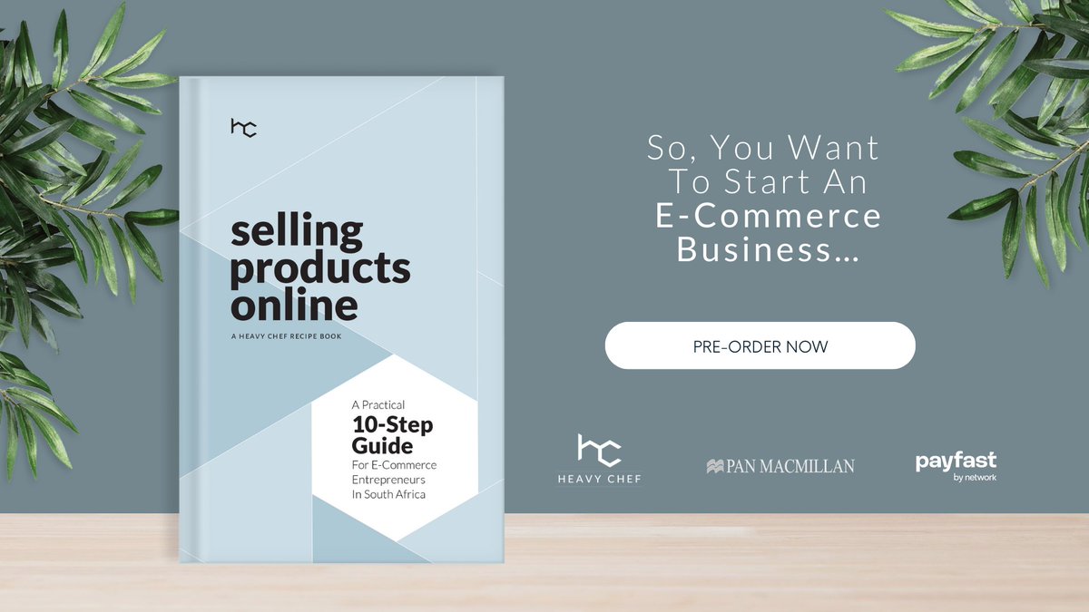 Heavy Chef (@heavychef) on Twitter photo We are thrilled to announce the upcoming launch of "Selling Products Online".
This all-new Business Recipe Book is the brainchild of the Heavy Chef Foundation, <a href="/Payfast/">Payfast by Network</a>, and the incredible publishers at <a href="/PanMacmillanSA/">Pan Macmillan SA</a>.
Pre-orders are open, get yours now! 📚 We are thrilled to announce the upcoming launch of "Selling Products Online".
This all-new Business Recipe Book is the brainchild of the Heavy Chef Foundation, <a href="/Payfast/">Payfast by Network</a>, and the incredible publishers at <a href="/PanMacmillanSA/">Pan Macmillan SA</a>.
Pre-orders are open, get yours now! 📚