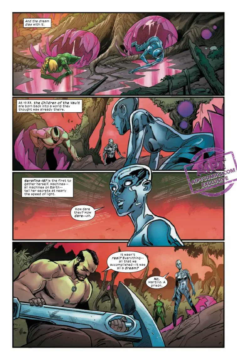 DenizCamp's tweet photo. In case you missed it -- a lettered preview for Children of the Vault 1!  

Out next week, August 9th! 

#XSpoilers #fallofx https://t.co/OYXENM2U4k