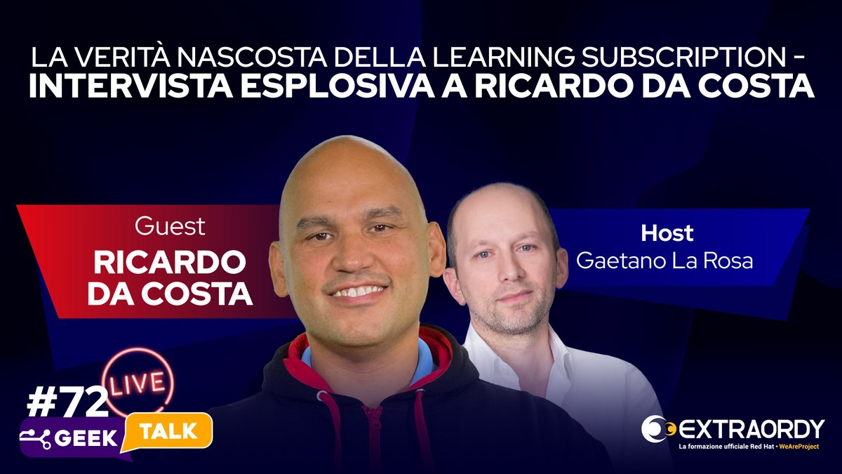 EXTRAORDY - La formazione ufficiale Red Hat tweet media