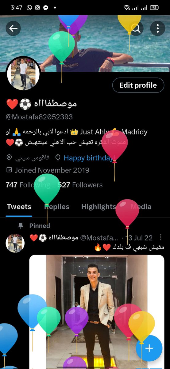Mostafa82052393's tweet photo. Officially 22 🥳🎉🎈 https://t.co/r2q20w0pWz