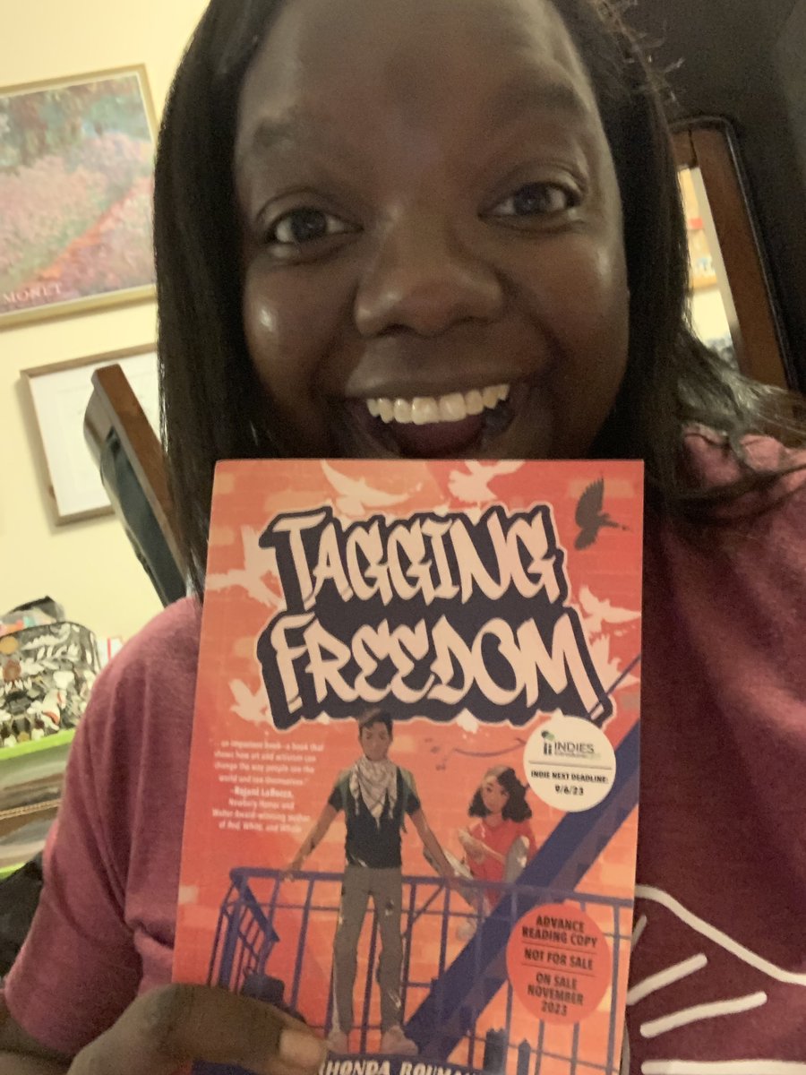 Thank you @UnionSquareKids for sending me my fellow #PitchWars ‘19 mentee @rroumani’s #TaggingFreedom. I loved this storyline from the moment I heard it!