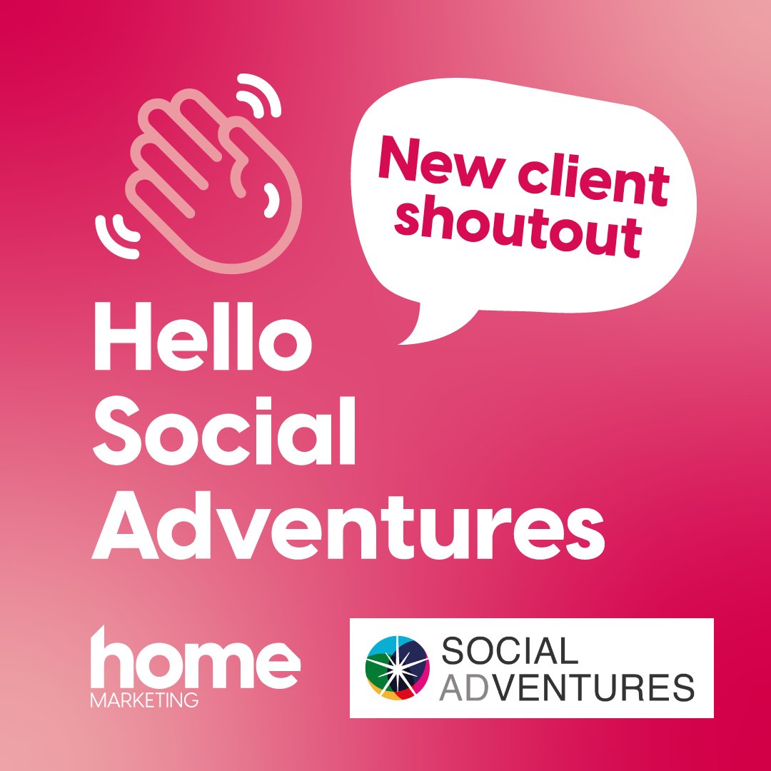 📢📢Who doesn't love good news on a Friday? Delighted to announce we have a new client joining us this month - a very warm welcome 'home' to <a href="/socadventures/">Social adVentures</a> we are looking forward to telling your stories!