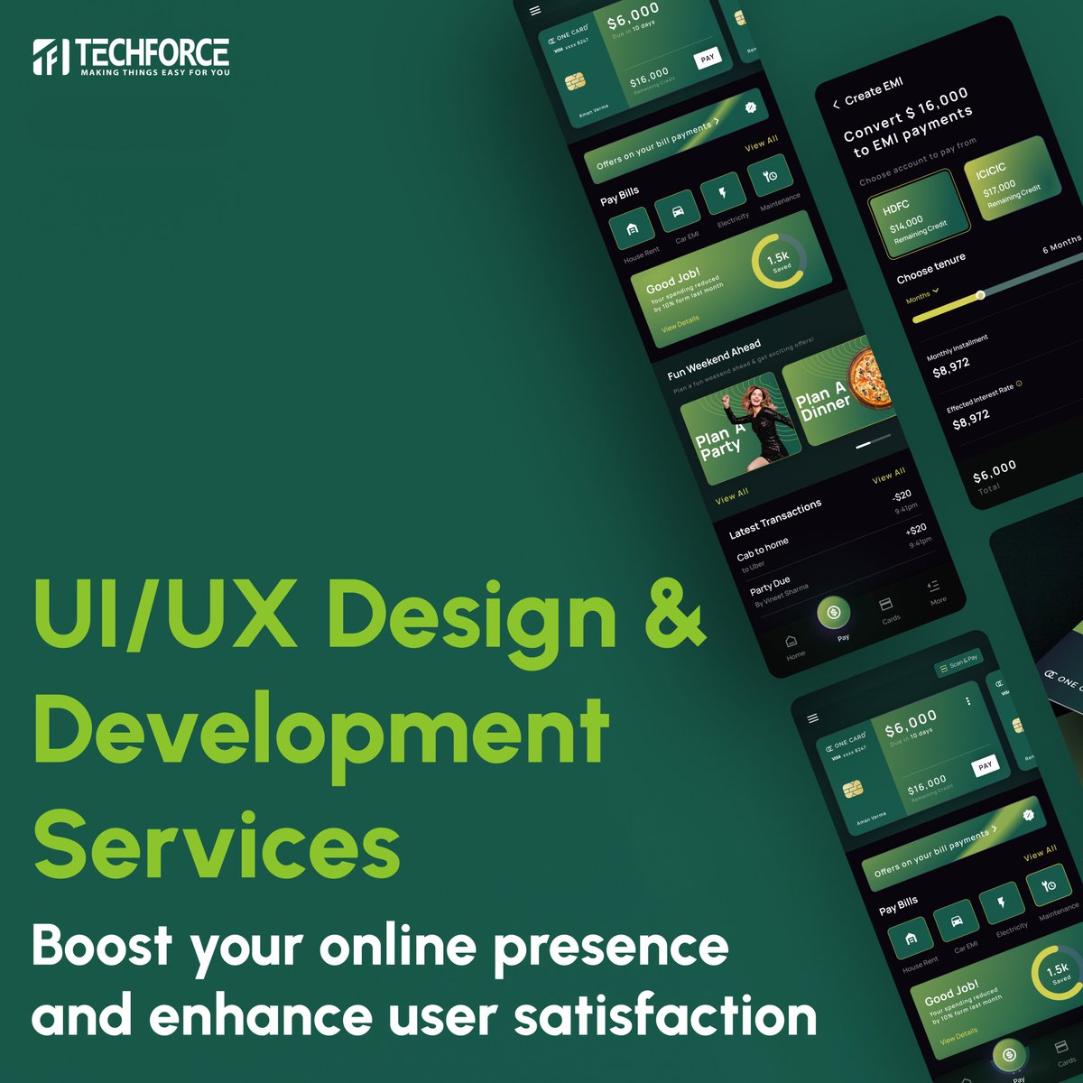 techforceglobal's tweet image. Check our latest Blog on Unleashing the power of UI/UX to revolt the future:

techforceglobal.com/blog/revolutio…

#UIUXServices #UserExperience #Userinterface #uidesign #uxdesign #UIUXinterface #UIUXdesigns