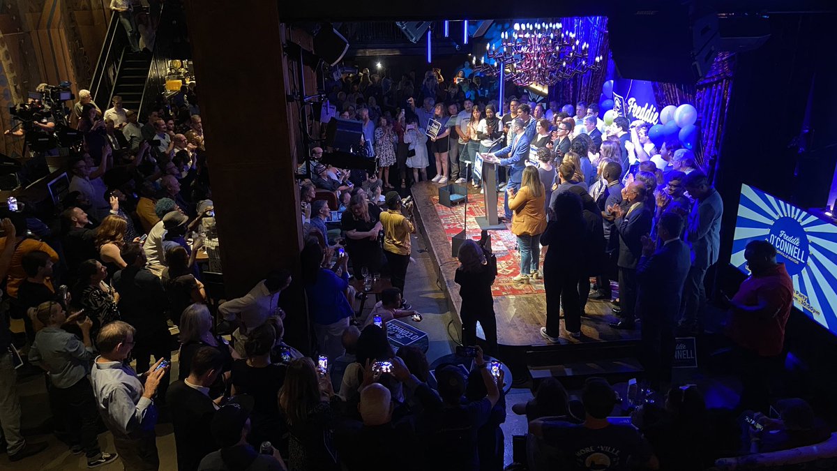 What a night. 

I’m grateful to everyone who gave their time and energy to get us to this point. But there is still work to do. The next six weeks will require the very best of all of us.  

So again, we need you. readyforfreddie.com/get-involved