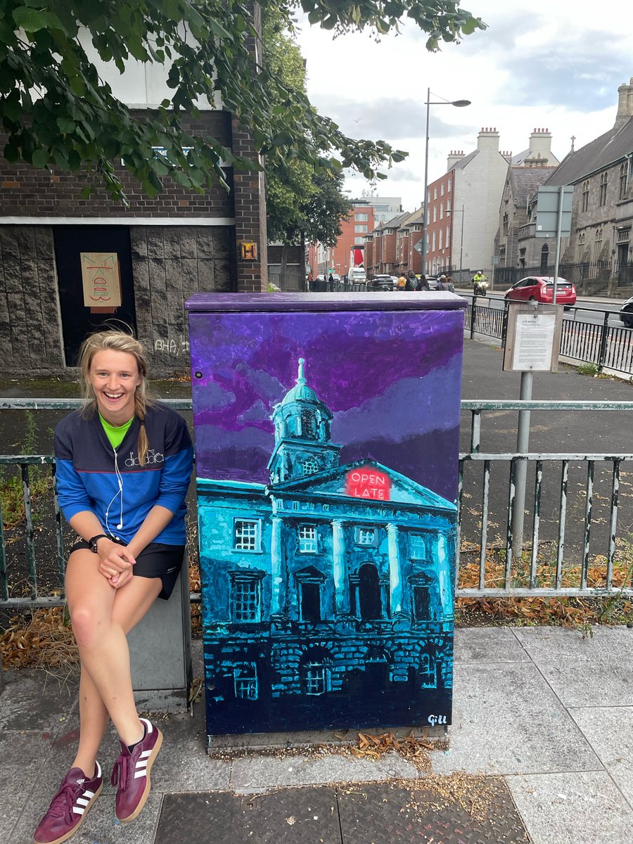 One of our very talented anaesthesiology NCHDs creatively transformed a traffic box at the junction of Dominick Street Upper and Dorset Street into a masterpiece! 🎉 Thanks to Gillian Crowe and <a href="/DublinCanvas/">DublinCanvas - Colour in the County!</a> for making this magic happen!