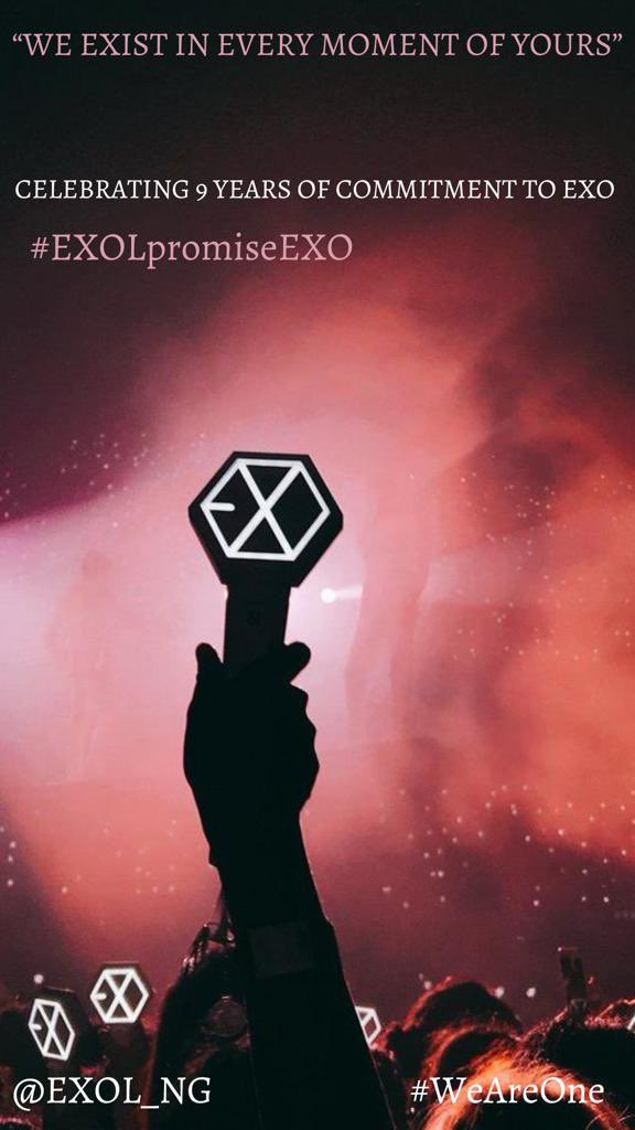 EXOL_NG's tweet photo. 📣 HASHTAG ANNOUNCMENT

EXO-L 9th Anniversary 

⏰ Use at 11:30PM KST ONLY (1hr 30 mins from now)

#️⃣ EXOLpromiseEXO

 Nerries, please use the hashtag above👆🏽 in addition to the official hashtags prepare by the global fanbases https://t.co/SJIbuEQtQD