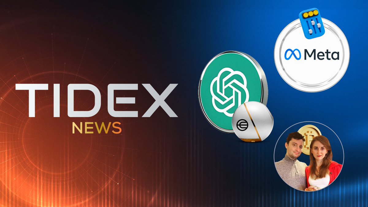 Here's a quick roundup of the week's biggest crypto and blockchain stories: 👉Razzlekhan and husband guilty of $4.5bn Bitcoin launder 👉OpenAI CEO unveils eye-scanning Worldcoin 👉Meta launches suite of generative AI music tools Learn and trade with TIDEX!