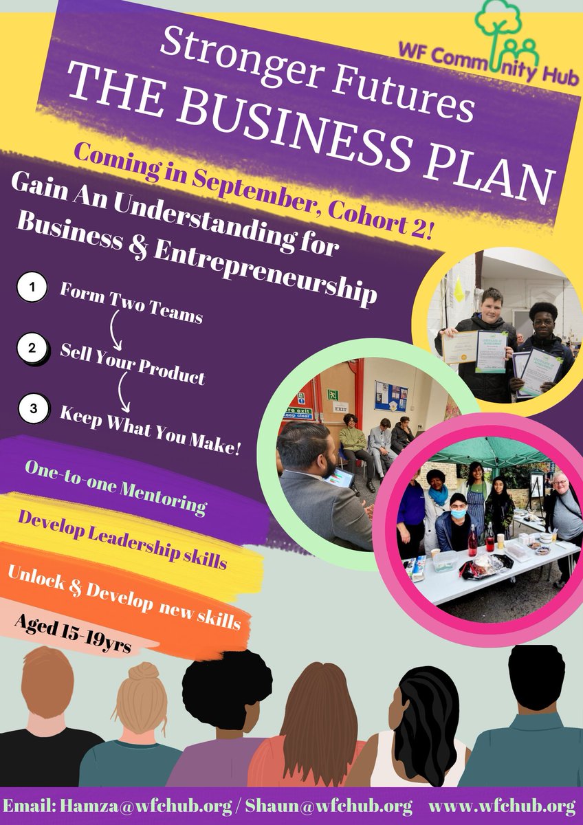 wfchub's tweet photo. Join our Spetember cohort! It's completely free and you get to keep what you make! Our Stronger Futures program allows you to gain a key understanding for business and entrepreneurship!
For more information email Hamza@wfchub.org / Shaun@wfchub.org https://t.co/DefNbVRAcW